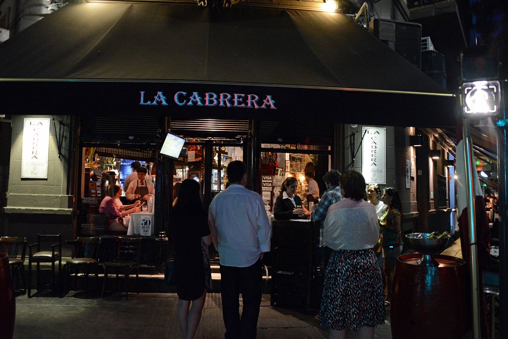 01 Outside La Cabrera Restaurant In Palermo Buenos Aires